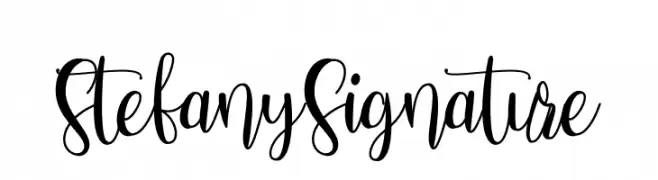 Stefany Signature  Fuentes Gratis Descargar