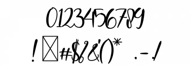 Stefany Signature Font OTHER CHARS