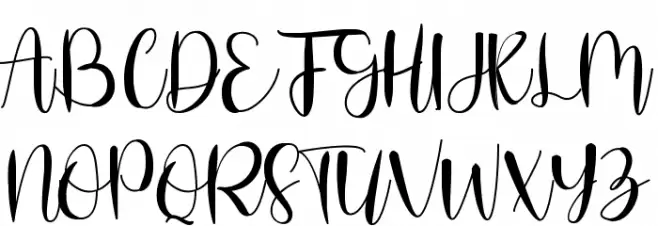 Stefany Signature Schriftart Groß