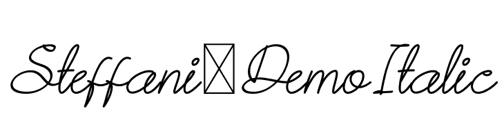 Steffani-Demo Italic  Frei Schriftart Herunterladen