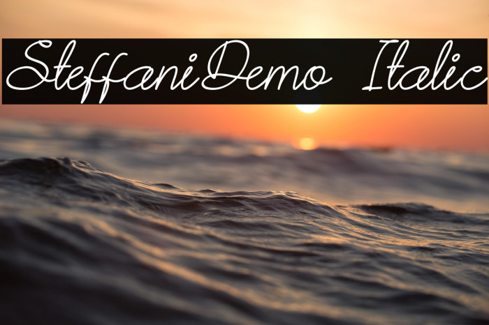 Steffani-Demo Italic Example 3