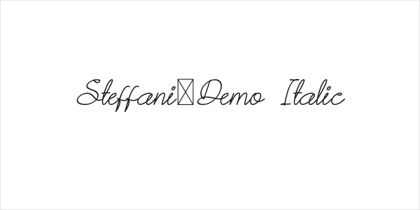 Steffani-Demo Italic Logo