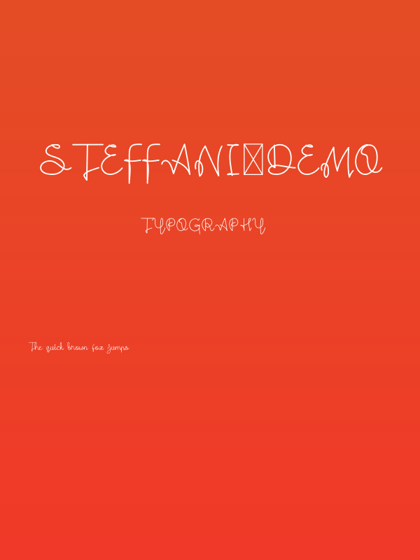 Steffani-Demo Poster