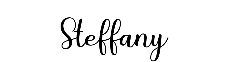 Steffany  フリーフォントのダウンロード