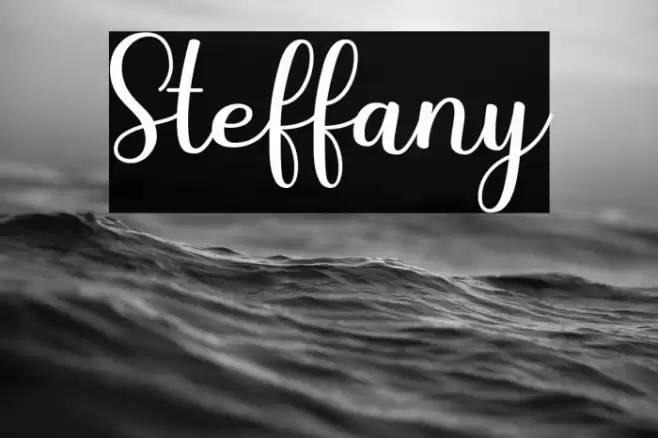 Steffany Font examples