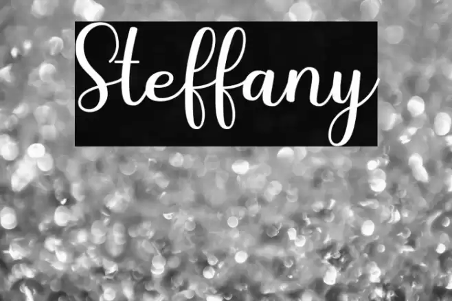 Steffany Font examples