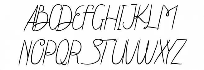Steffi Ondey Schriftart Groß