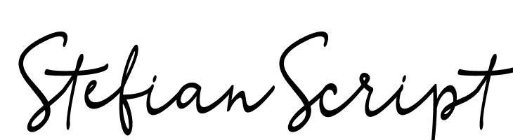 StefianScript  Frei Schriftart Herunterladen