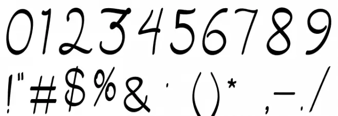 StefianScript Font OTHER CHARS