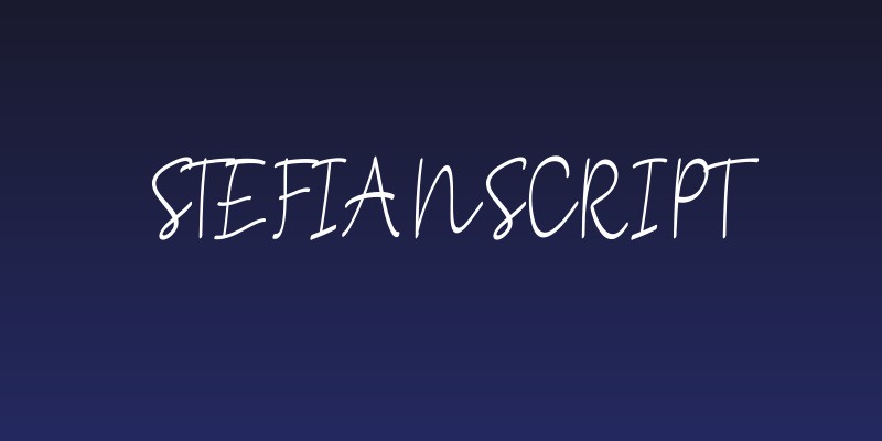 StefianScript Social Header