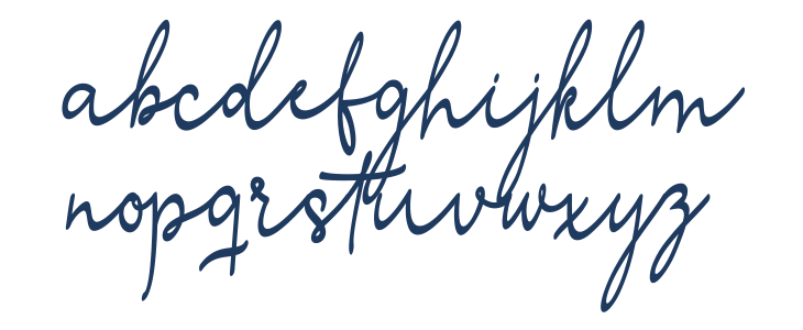 StefianScript Lowercase