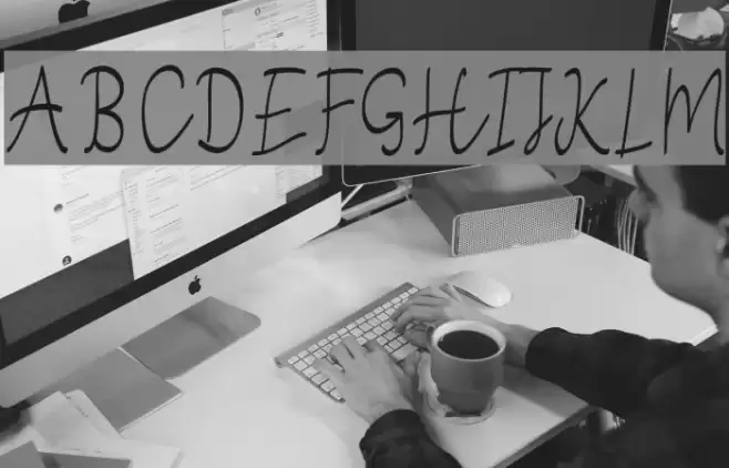 StefianScript Font examples