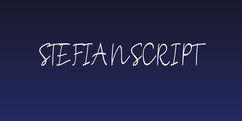 StefianScript Social Header