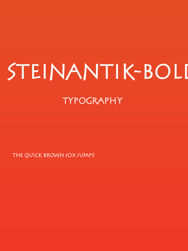 SteinAntik-Bold Poster