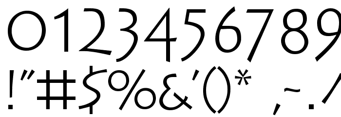 SteinAntik Font OTHER CHARS