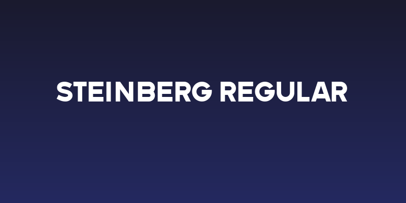 Steinberg Regular Social Header