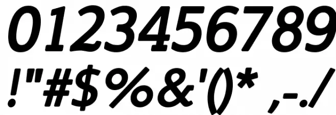 Steinem-Bold Italic Font OTHER CHARS