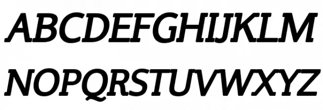 Steinem-Bold Italic Font UPPERCASE