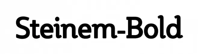 Steinem-Bold  font caratteri gratis