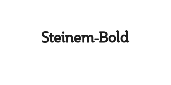 Steinem-Bold Logo