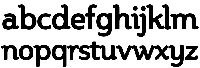 Steinem-Bold Font LOWERCASE