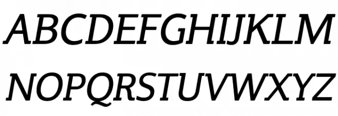 Steinem-Italic Polices MAJUSCULES