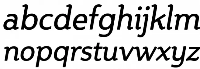 Steinem-Italic Caratteri MINUSCOLO