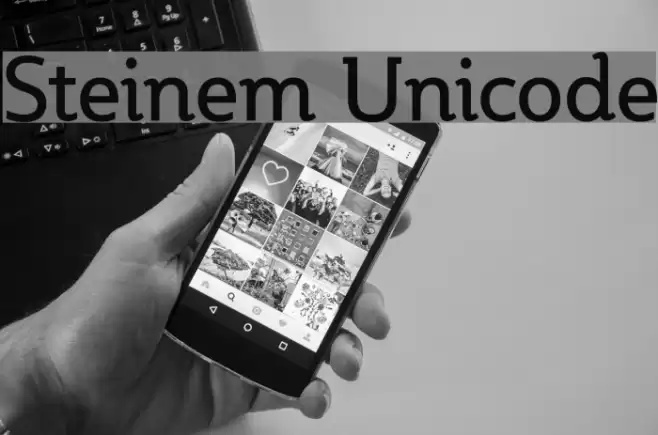 Steinem Unicode Font examples