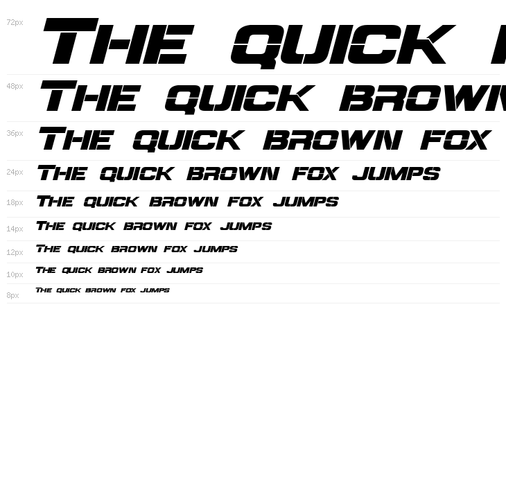 Steiner Italic Waterfall