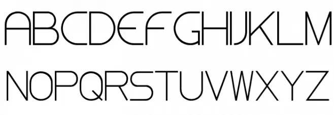 Steiner Light フォント 大文字