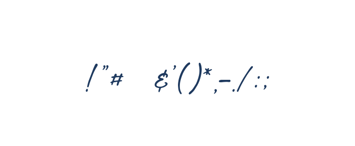 Steinfeld DEMO Regular Other Characters