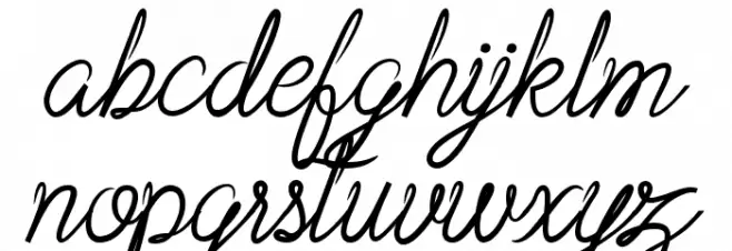 Stela フォント 小文字