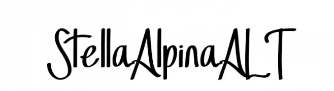Stella Alpina ALT  Скачать бесплатные шрифты