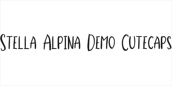 Stella Alpina Demo Cutecaps Logo