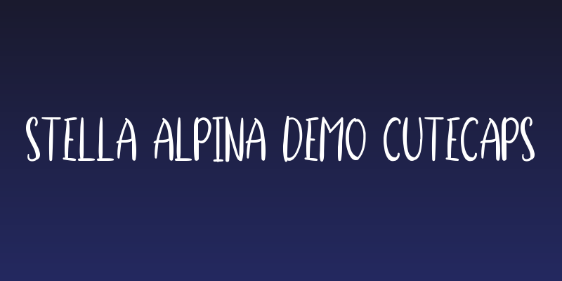 Stella Alpina Demo Cutecaps Social Header