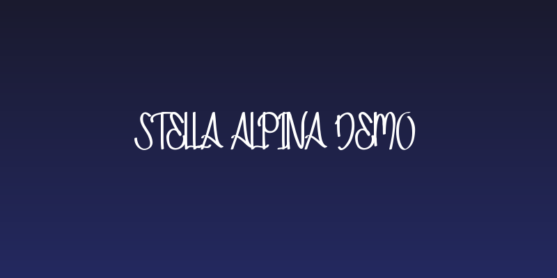 Stella Alpina Demo Social Header