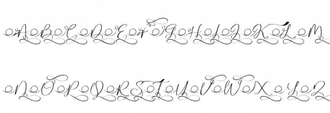 Stella Calligraphy Polices MAJUSCULES