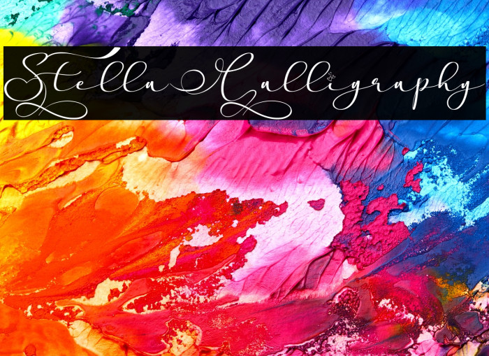 Stella Calligraphy Example 2