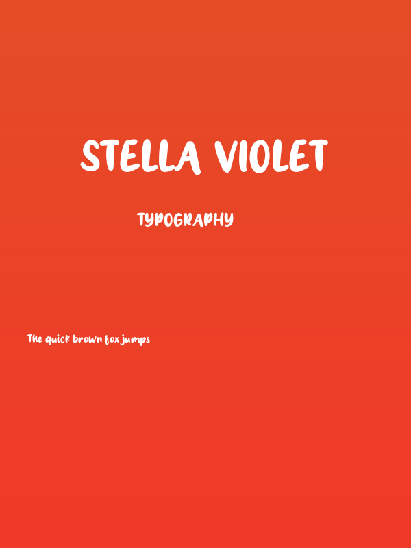 Stella Violet Poster