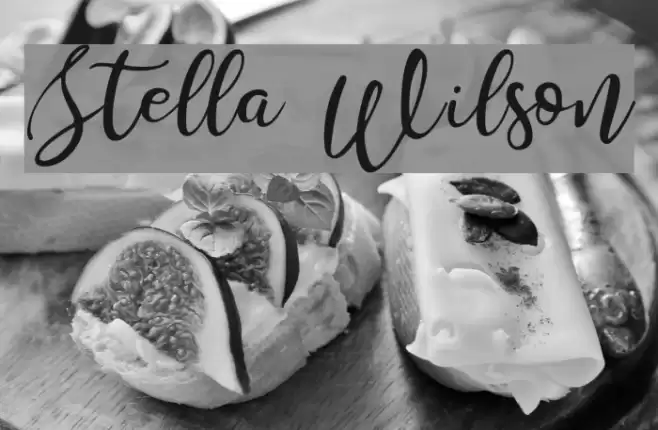 Stella Wilson Font examples