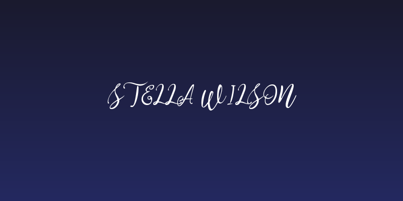 Stella Wilson Social Header