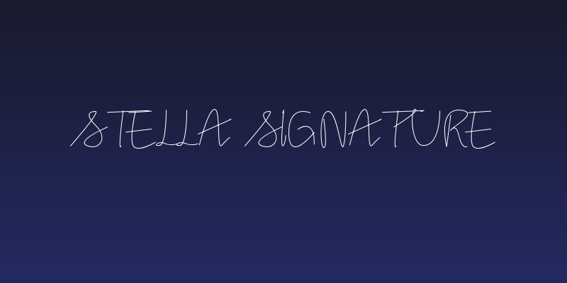 Stella signature Social Header