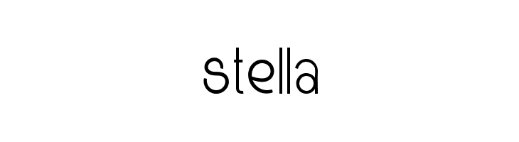 Stella  Frei Schriftart Herunterladen