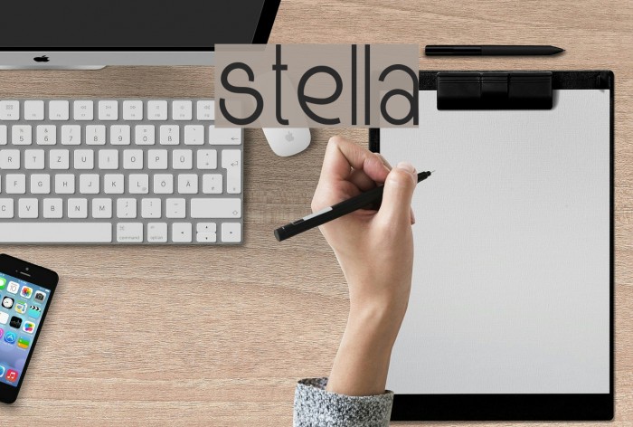 Stella Font examples