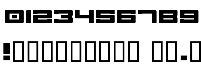 Stellar Kombat ME Nominal Font OTHER CHARS