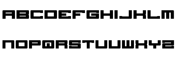 Stellar Kombat ME Nominal Font LOWERCASE