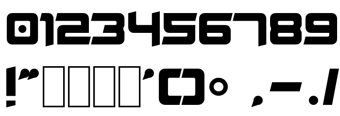 Stellar Kombat Font OTHER CHARS