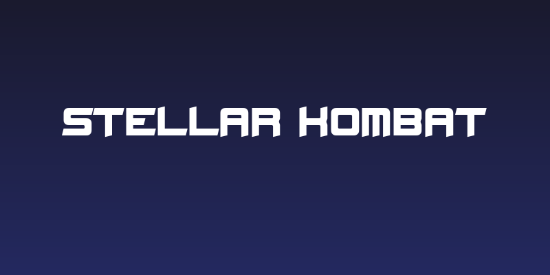 Stellar Kombat Social Header