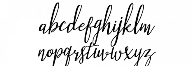 Stellaria Font LOWERCASE