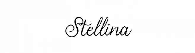 Stellina  フリーフォントのダウンロード